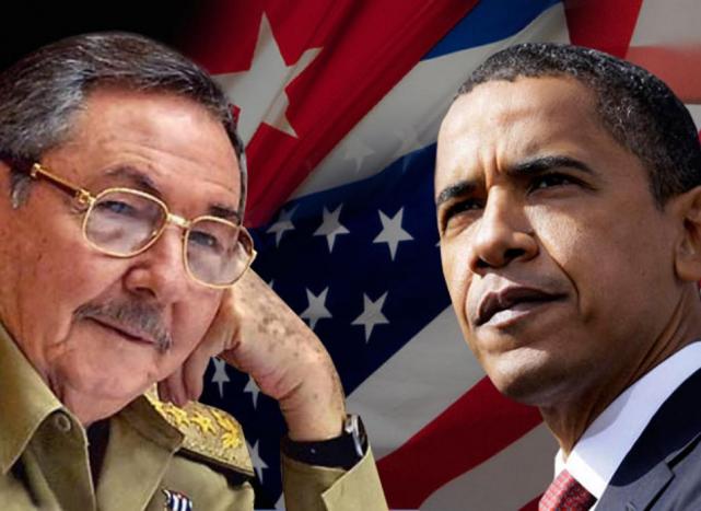 Castro y Obama